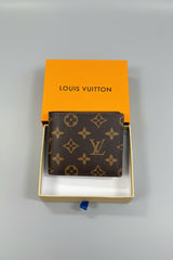 Louis Vuitton Monogram Canvas Bifold Wallet — Brown