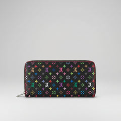 Louis Vuitton Monogram Multicolore Zippy Wallet — Black
